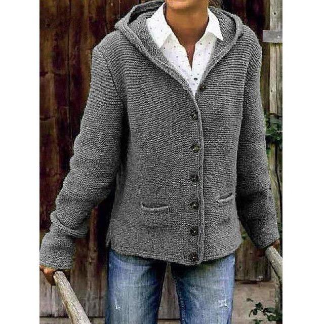 Cardigan d'hiver élégant femme moderne