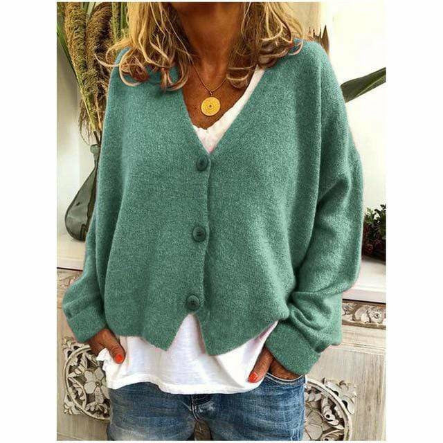 Cardigan confortable en mélange de laine aspect cachemire