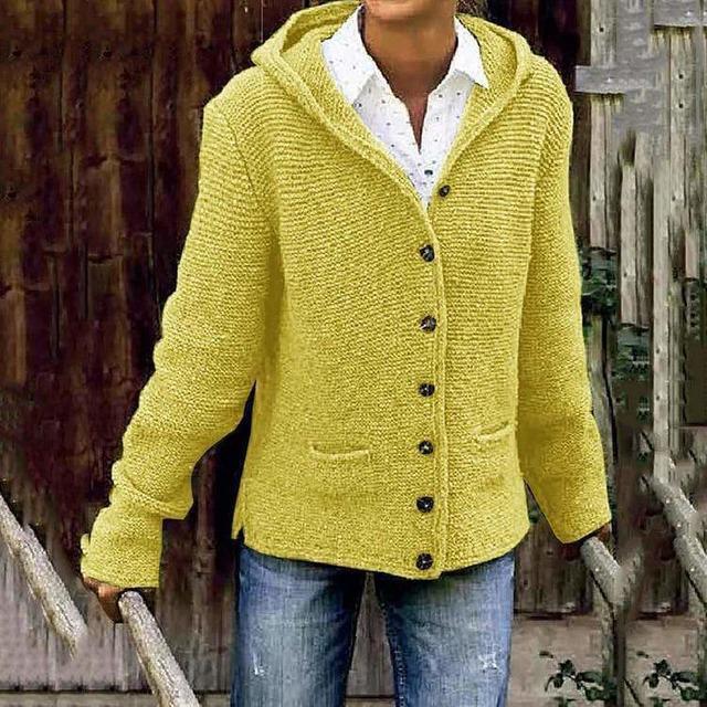 Cardigan d'hiver élégant femme moderne