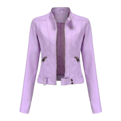 Manteau en cuir femme moderne, Blouson en cuir femme