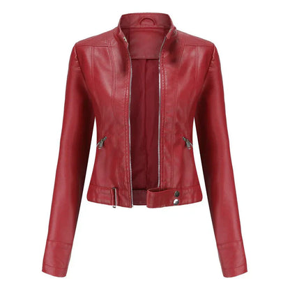 Manteau en cuir femme moderne, Blouson en cuir femme