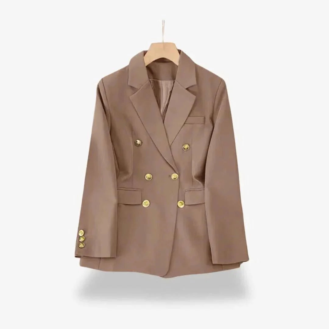 Blazer homme coupe ajustée double boutonnage