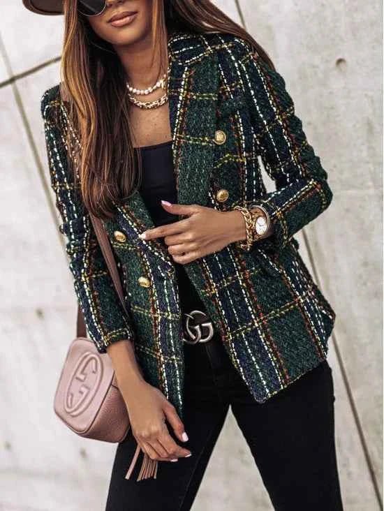 Blazer de costume ajusté et élégant