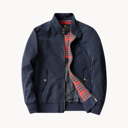 Blouson Harrington Camden Heritage pour homme - Doublure façon tartan