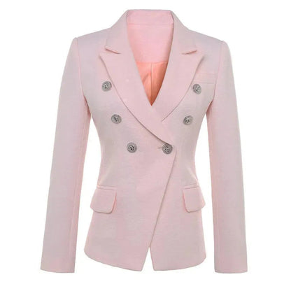 Blazer rose élégant pour femme – Chic et décontracté