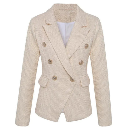 Blazer élégant pour femme, style professionnel, uni