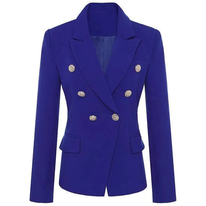 Blazer croisé chic pour femme, idéal pour le bureau