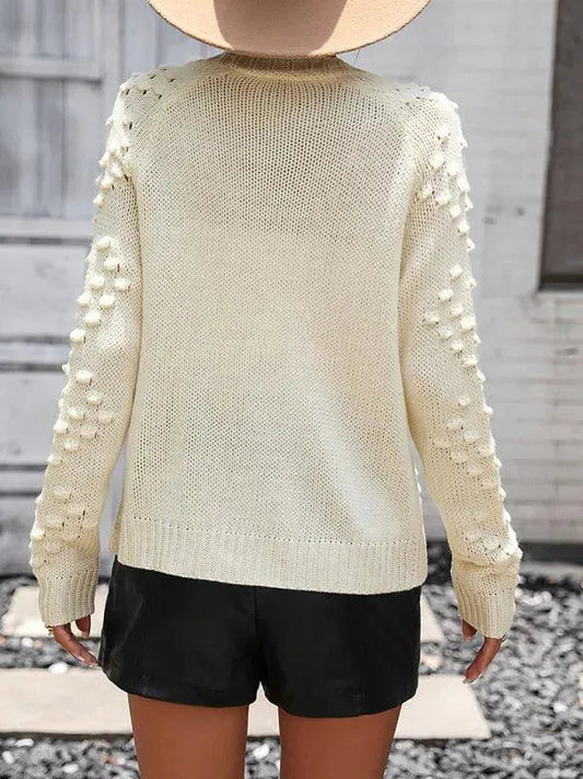 Modische Strickjacke Damen Pullover - IdealeKleiden