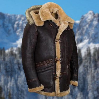 Veste en cuir élégante Intemporelle Classique
