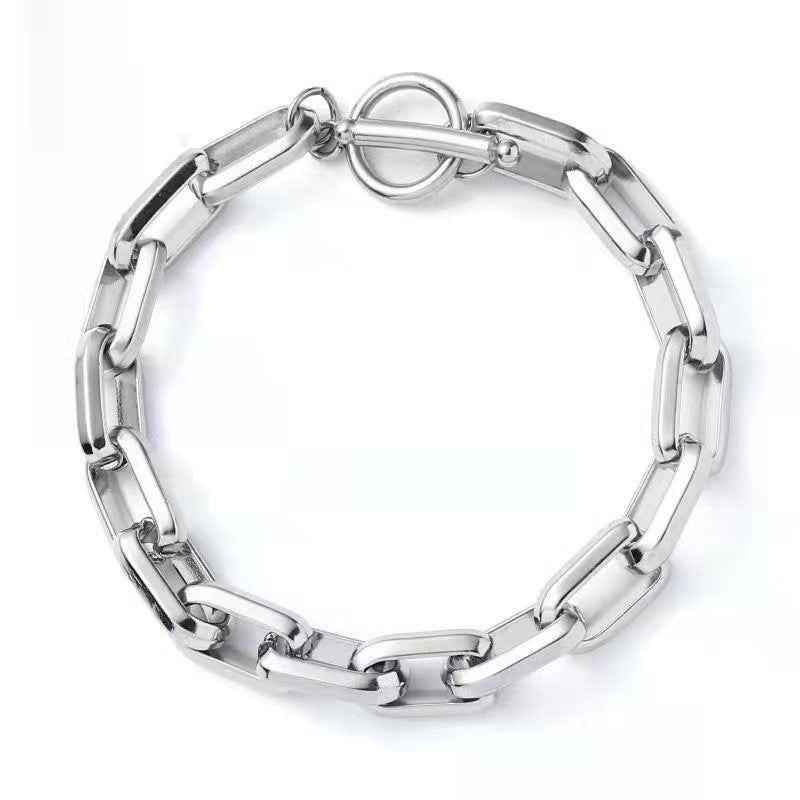 Edles Herren Armband Titan Stahl - IdealeKleiden