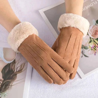 Gants femme en polaire tactiles