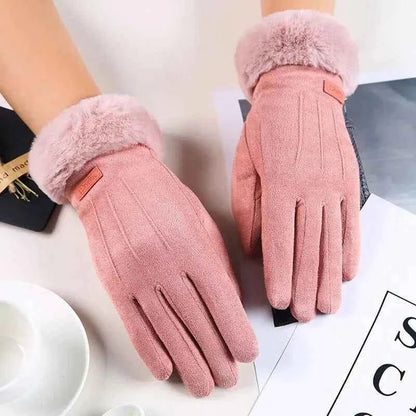 Gants femme en polaire tactiles