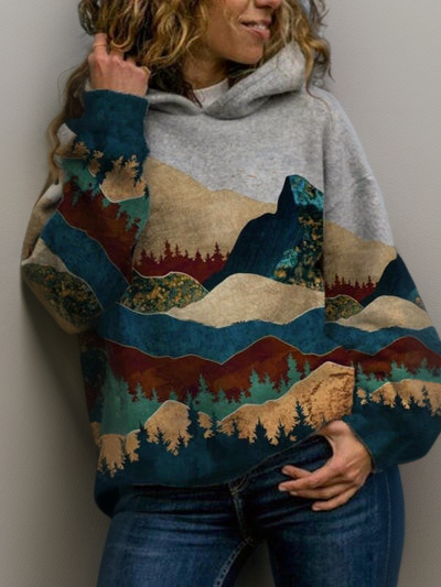 Sweat-shirt à capuche stylé pour femme - Design streetwear
