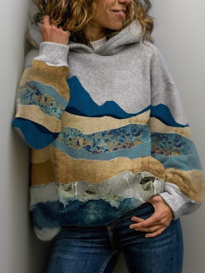 Sweat-shirt à capuche stylé pour femme - Design streetwear