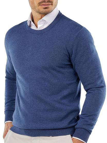 Robe en maille tendance à col rond
