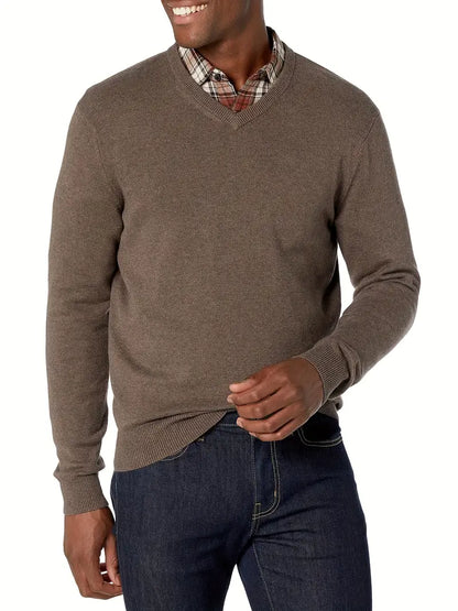 Robe en maille tendance à col rond