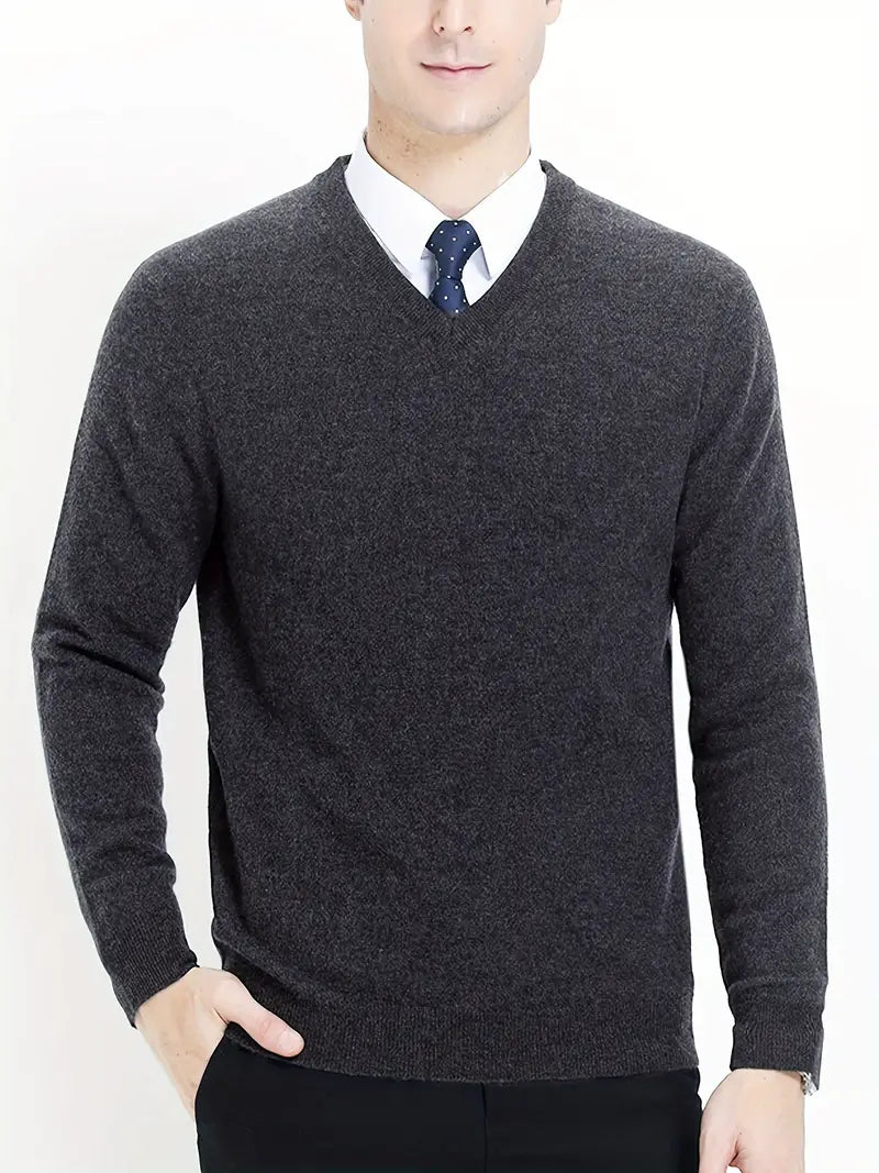 Robe en maille tendance à col rond