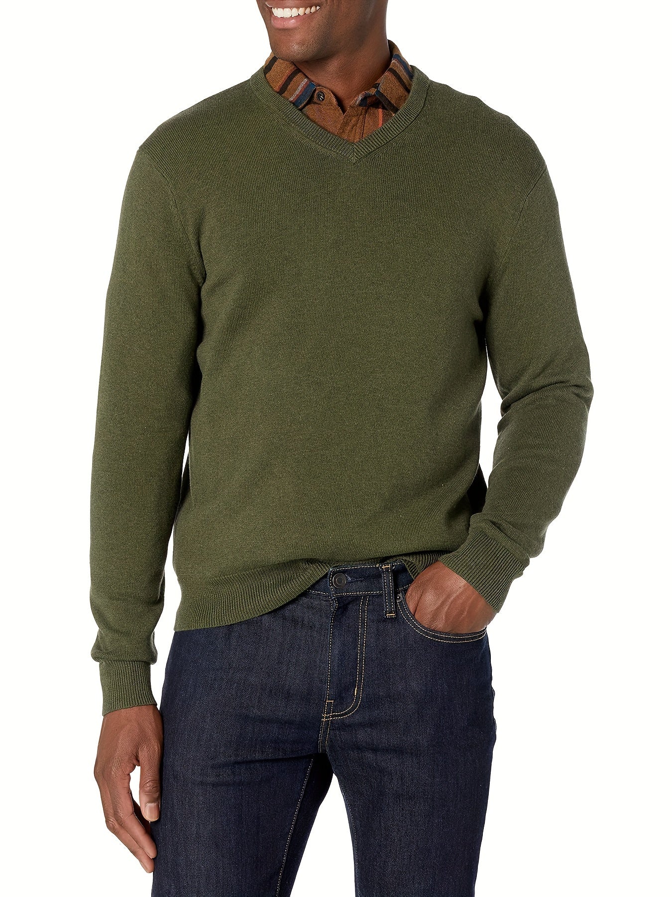 Robe en maille tendance à col rond
