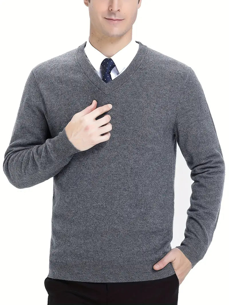 Robe en maille tendance à col rond