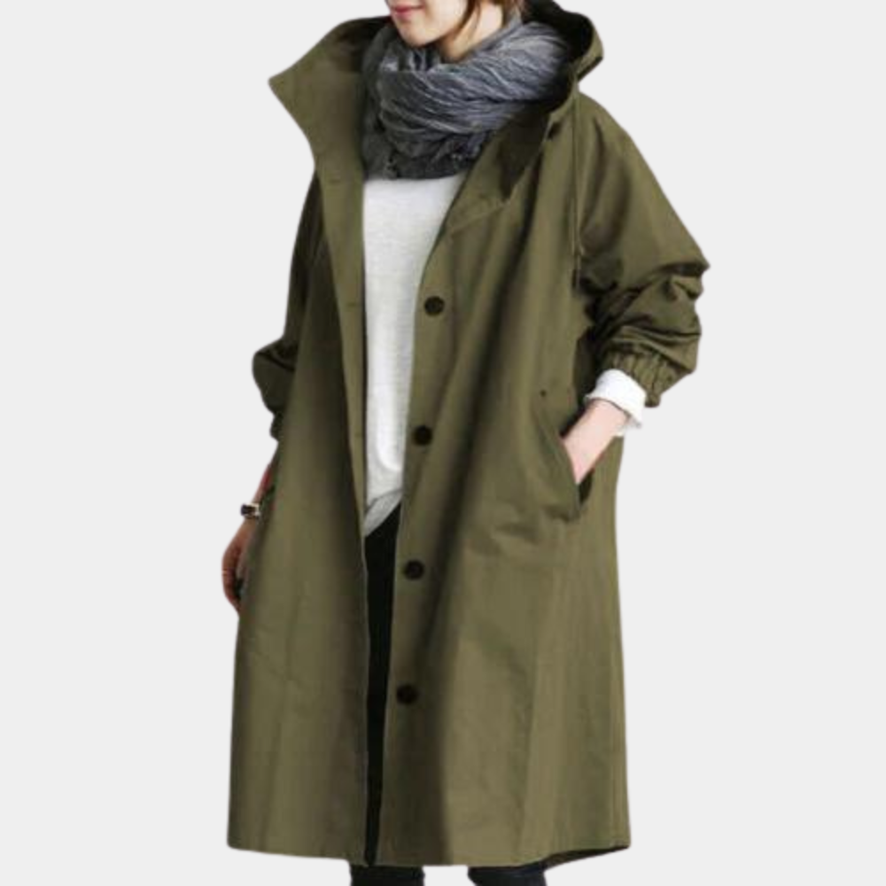 Manteau long élégant et tendance pour femme