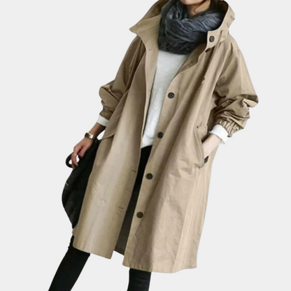 Manteau long élégant et tendance pour femme