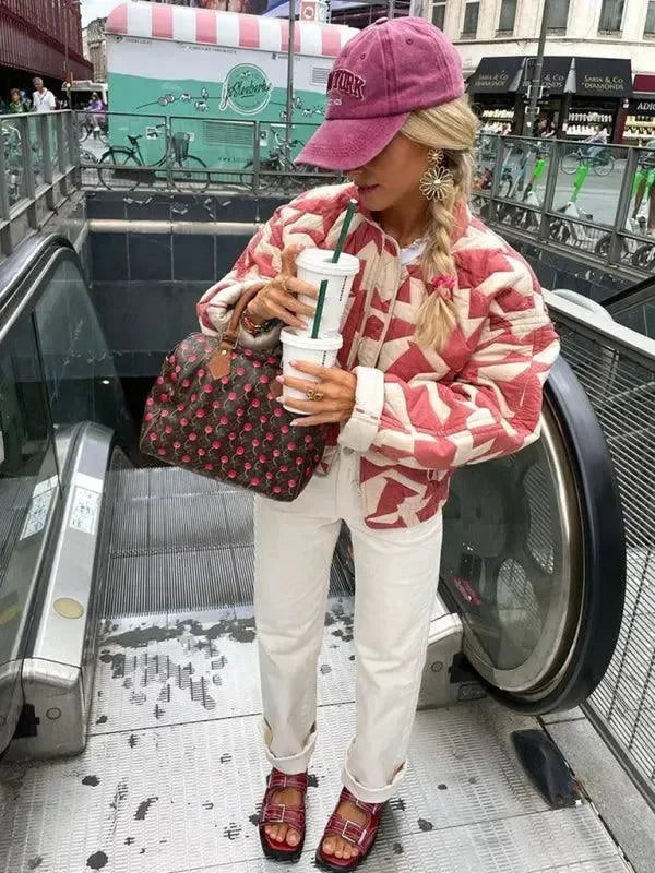 Doudoune matelassée tendance pour femme