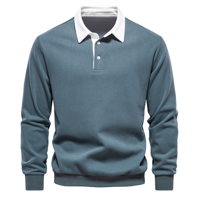 Pull homme élégant style polo