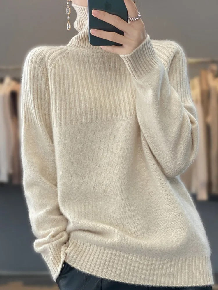 Pulls mode pour femmes style col roulé