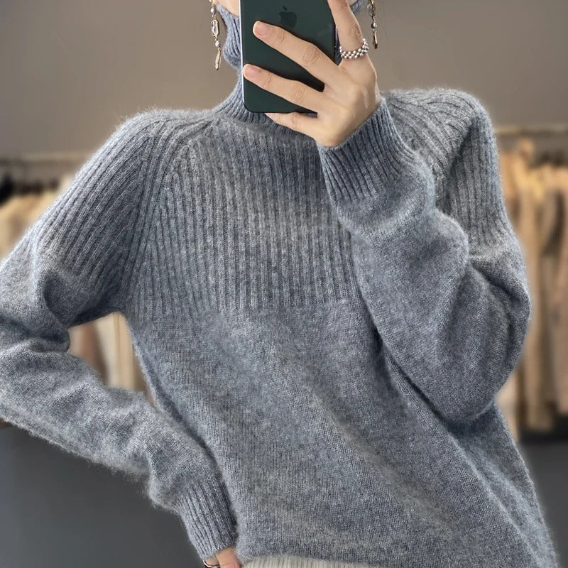 Pulls mode pour femmes style col roulé