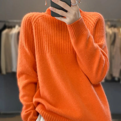 Pulls mode pour femmes style col roulé