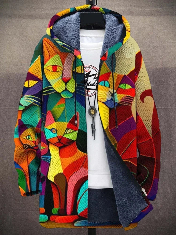 Veste élégante pour femme avec imprimé artistique