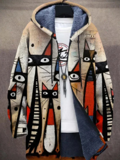 Veste élégante pour femme avec imprimé artistique