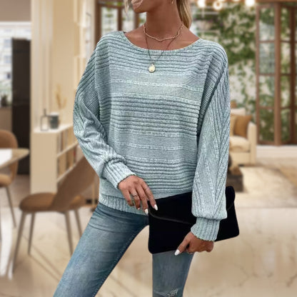 Modische Damenpullover mit Weichem Fell - IdealeKleiden