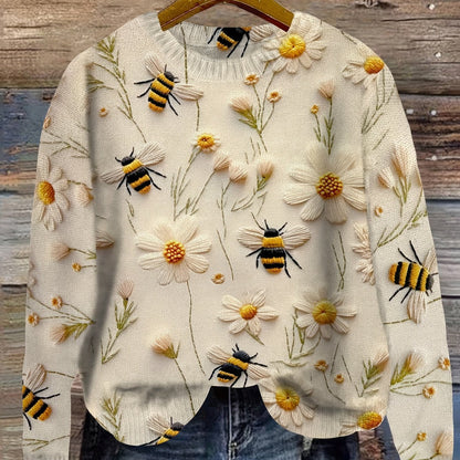 Pull-overs pour femmes à motif d'abeilles