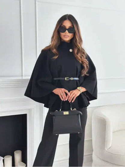 Manteau en laine stylé pour femme, modèle tendance