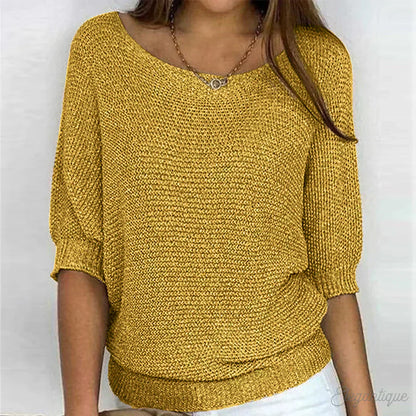 Pull tricoté surdimensionné Tendance Oversize