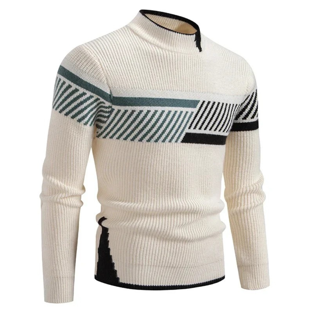 Pulls homme élégants à motifs géométriques