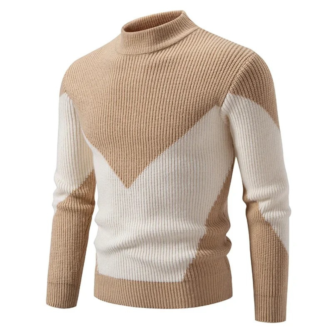 Pulls homme élégants à motifs géométriques