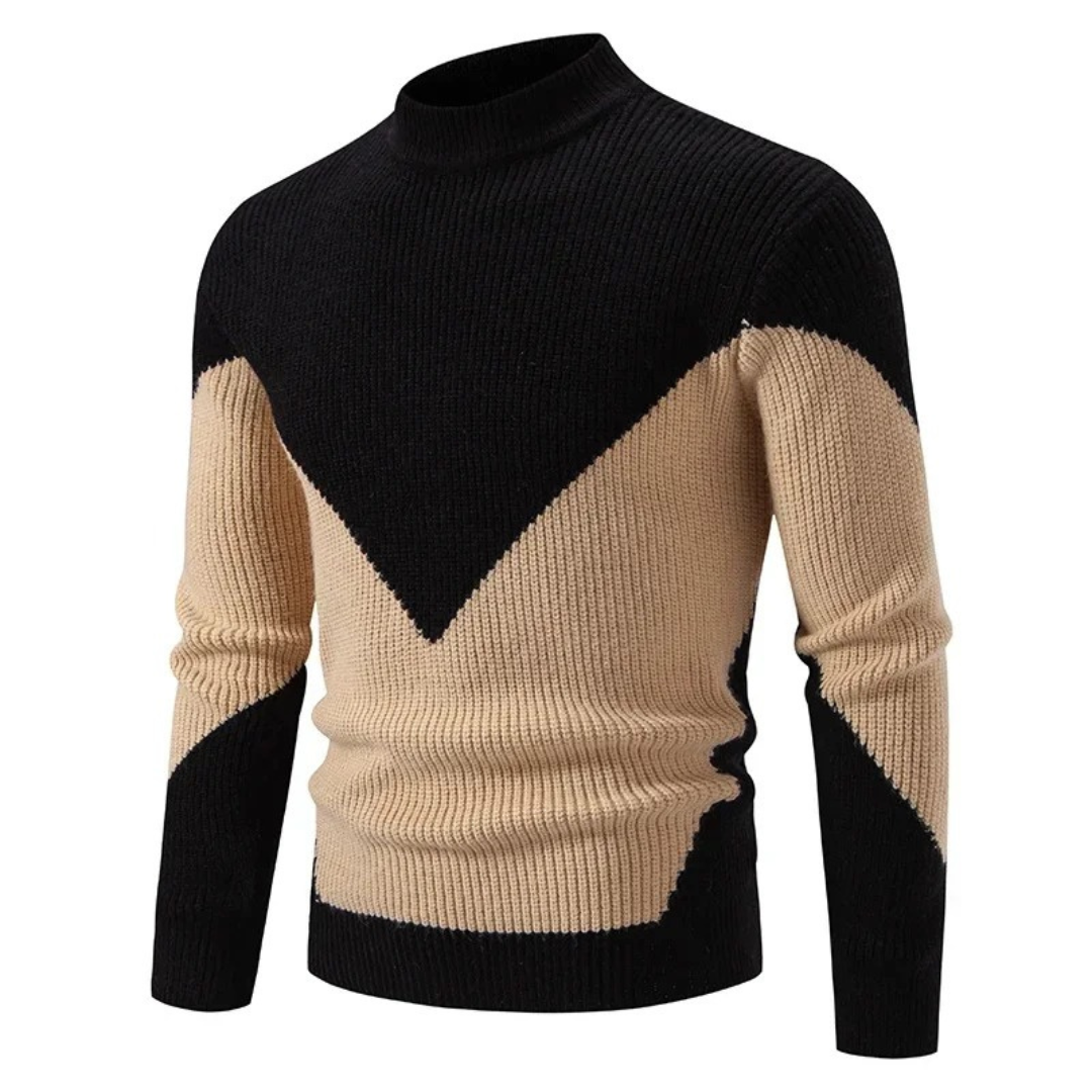 Pulls homme élégants à motifs géométriques
