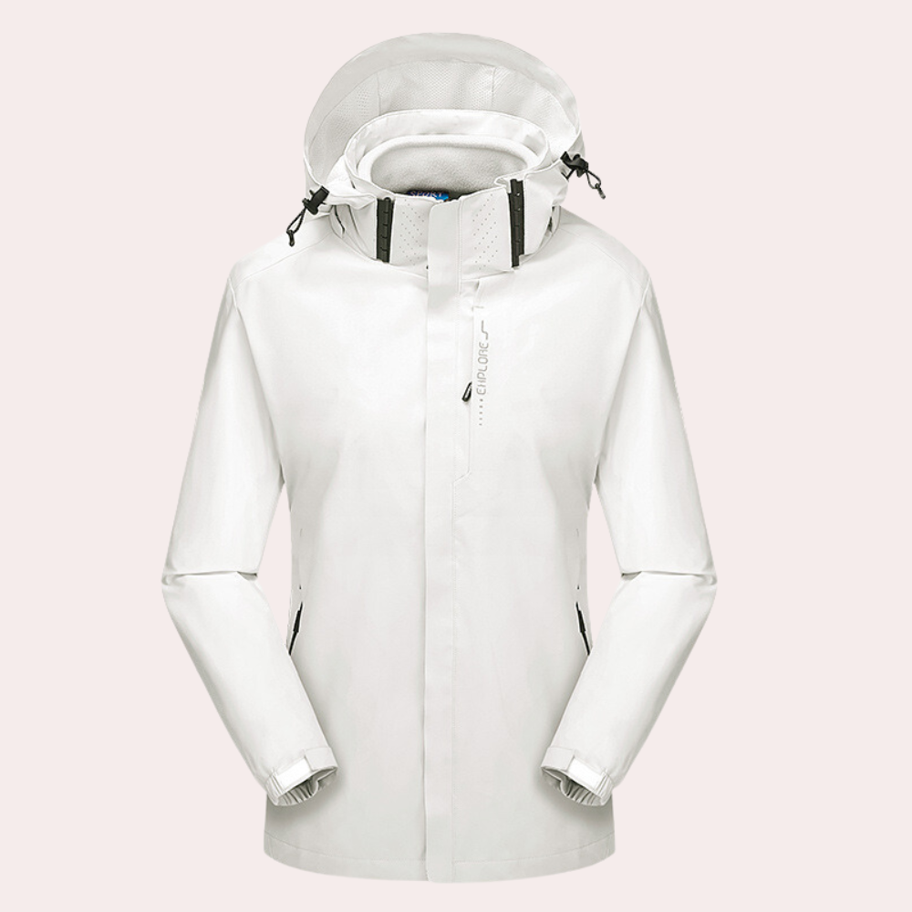 Veste d'automne coupe-vent et chaude pour femme