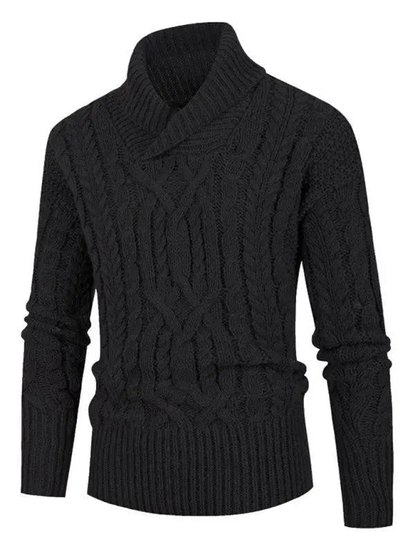 Pull pour homme col en V moderne sportif