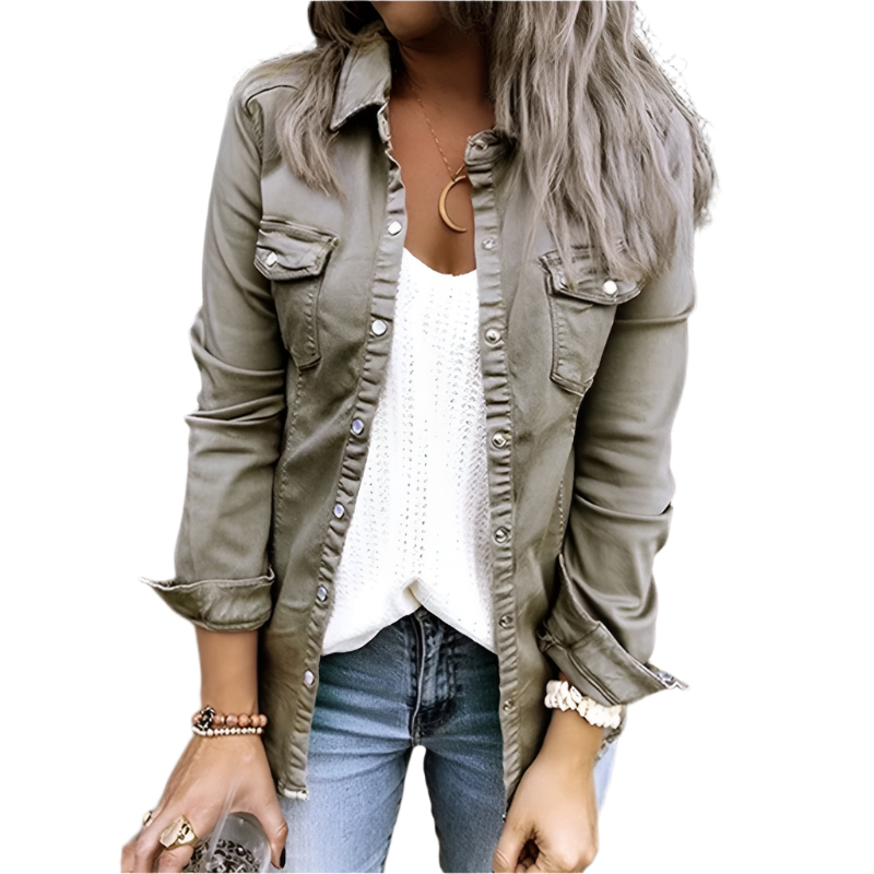 Veste en jean moderne et tendance pour femme