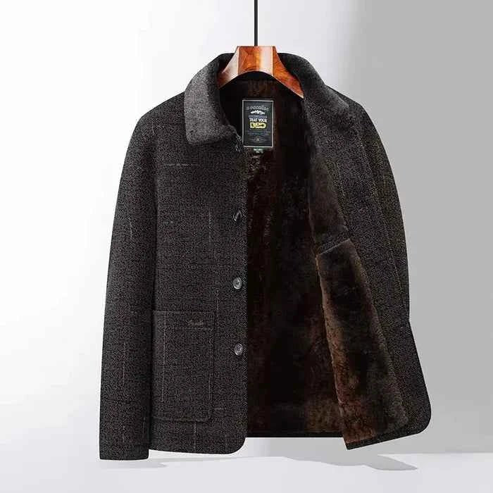 Veste mi-saison doublée chaude pour homme
