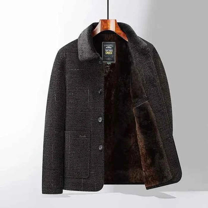 Veste mi-saison doublée chaude pour homme