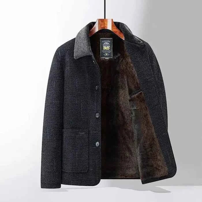 Herren Übergangsjacke Warm Gefüttert - IdealeKleiden