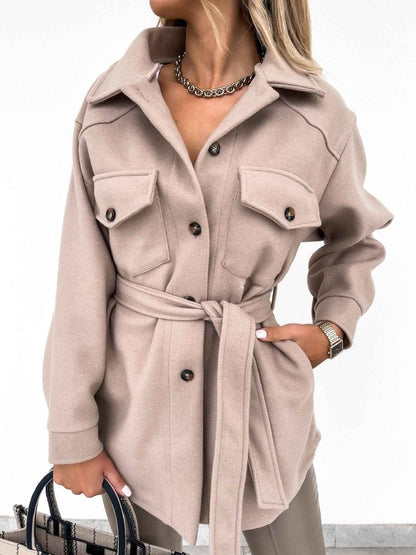 Manteau de mi-saison pour homme Col élégant