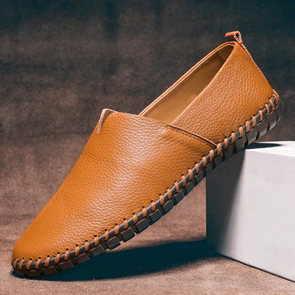 Mocassins élégants en cuir pour homme, qualité luxe