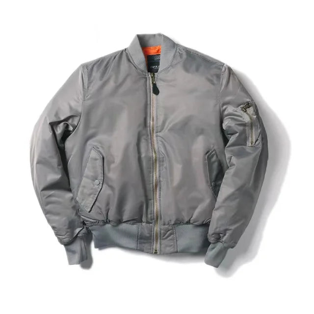 Bomber unisexe tendance avec fermeture éclair, qualité supérieure