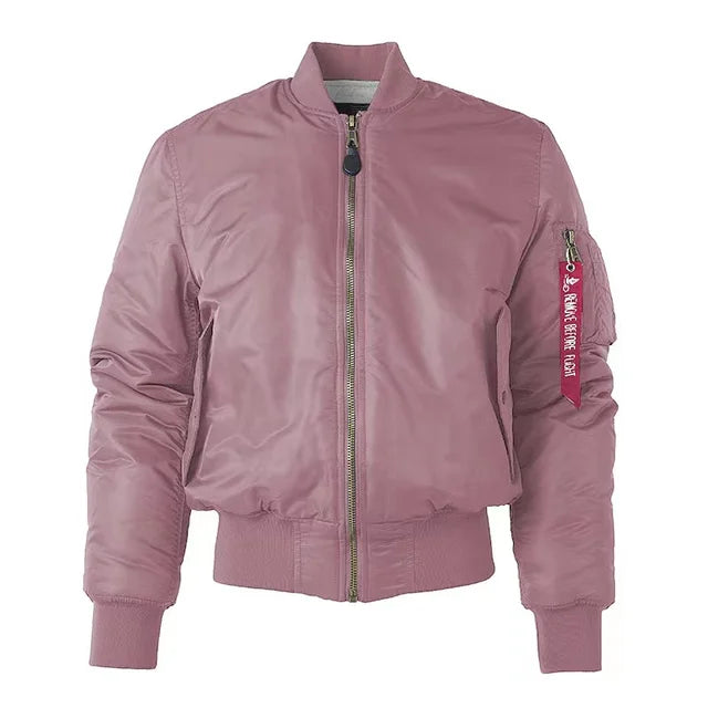 Bomber unisexe tendance avec fermeture éclair, qualité supérieure