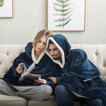 Sweat à capuche polaire unisexe chaud